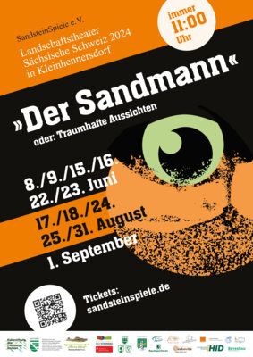Veranstaltung: Landschaftstheater Sächsische Schweiz - "Der Sandmann" oder: Traumhafte Aussichten