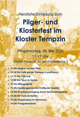 Veranstaltung: Pilger- und Klosterfest in Tempzin