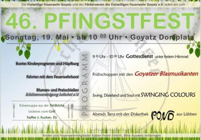 Veranstaltung: 46. Pfingstfest in Goyatz