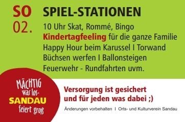 Veranstaltung: Kinderfest in Sandau (Elbe)