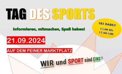TAG DES SPORTS - Informieren, mitmachen, Spaß haben!