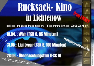 Veranstaltung: Rucksack Kino Lichtenow