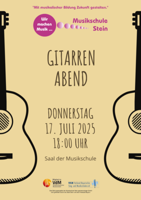 Veranstaltung: Gitarrenabend Do 17. 07. 2025