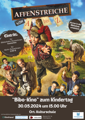 Bibo-Kino für Kinder in der Kultur.schule Malchin am 30.5.2024