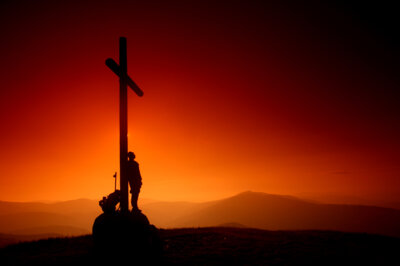 O Cebreiro Gipfelkreuz, Foto: Roland Marske