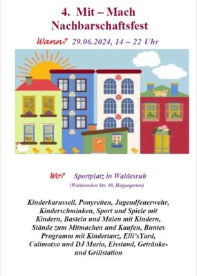 Flyer zur Veranstaltung mit weiteren Hinweisen