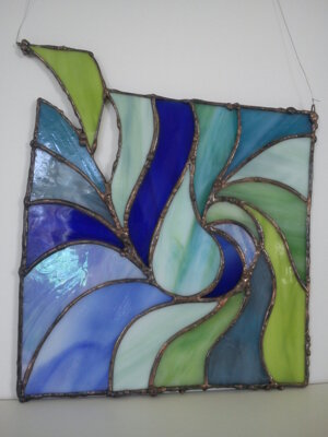Glasbild