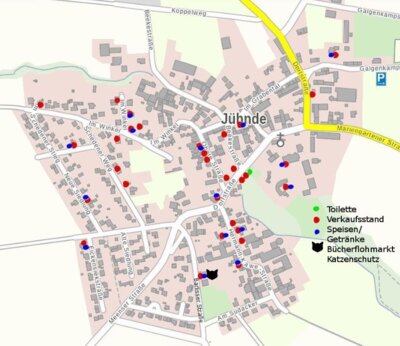 Plan Dorfflohmarkt Jühnde