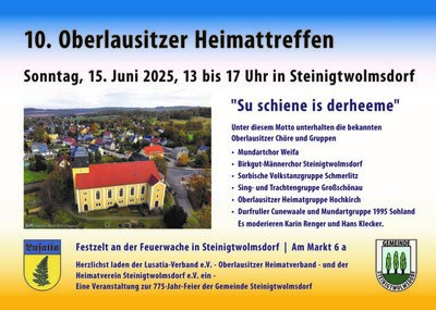 Festsonntag zum Jubiläum 775 Jahre Steinigtwolmsdorf