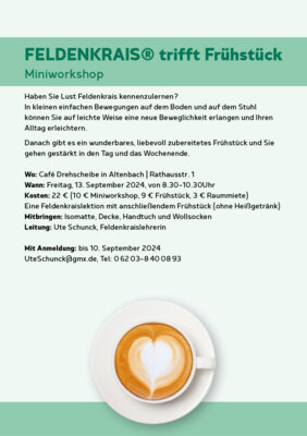 Veranstaltung: Feldenkrais trifft Frühstück Fr 13.09.2024