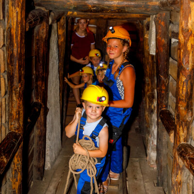 Besucherbergwerk im Schloss Foto: Andreas Krufczik (Bild vergrößern)