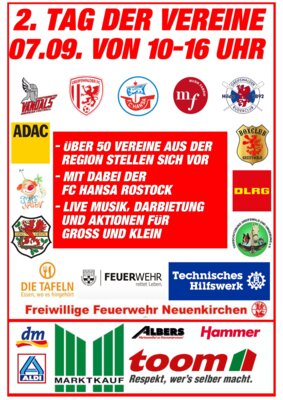 Tag der Vereine mit zahlreichen Mitmachangeboten