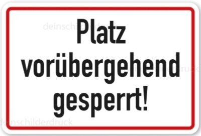 Platz vorübergehend gesperrt!!!