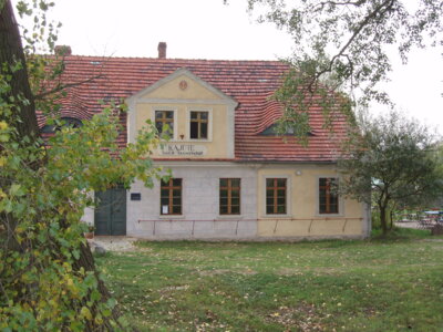 Blick auf die Kajüte in Ratzdorf