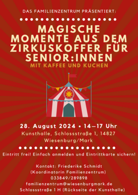 Magische Momente aus dem Zirkuskoffer für Senior:innen (Bild vergrößern)