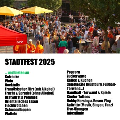 Angebote Stadtfest