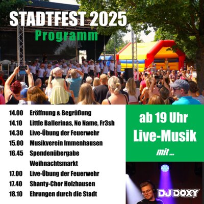 Programm Stadtfest