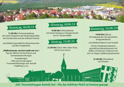 Festprogramm