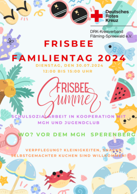 Veranstaltung: Frisbee-Familientag 2024
