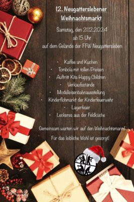 Plakat Weihnachtsmarkt
