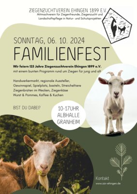 Familienfest Ziegenzuchtverein Ehingen 1899 e.V.