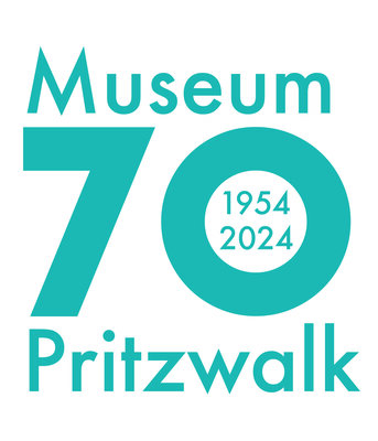 Logo Themenjahr 70 Jahre Museum Pritzwalk 1954-2024