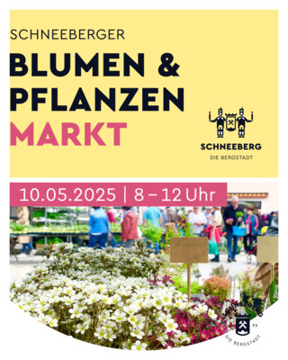 Plakat Blumen- und Pflanzemarkt (Bild vergrößern)