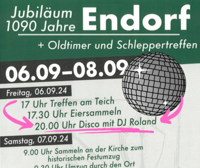 Bild zur Veranstaltung ©Dorfgemeinschaft Endorf e.V./Canva