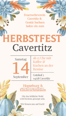 Herbstfest in Cavertitz