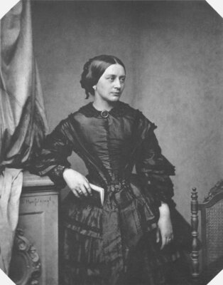Clara Schumann (1819-1896), Autotypie, 1857, Foto: Franz Hanfstaengl (1804–1877)