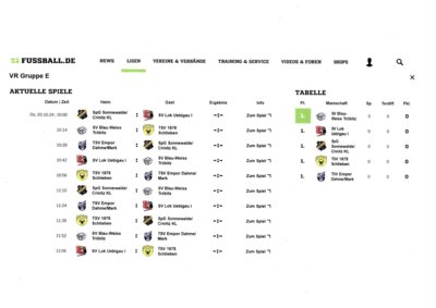 Spielplan