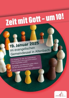 Veranstaltung: Zeit mit Gott um 10 So 19.​01.​2025