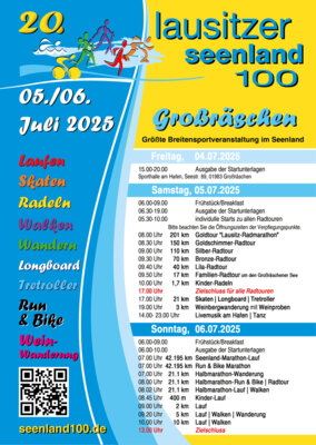 Veranstaltung: Seenland 100 04.  -  06. Jul 2025