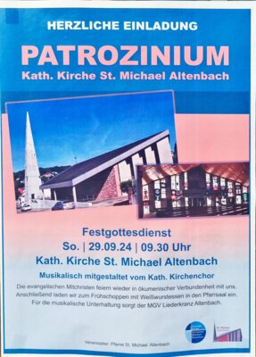 Veranstaltung: Patrozinium So 29.09.2024