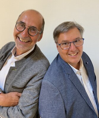 Die Künstler - Bernhard Bitterwolf und Edi Graf