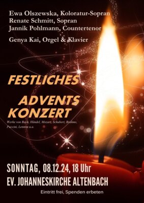 Veranstaltung: Festliches Adventskonzert So 08.12.2024