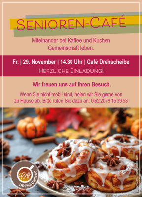Veranstaltung: Senioren-Nachmittag Fr 29.11.2024