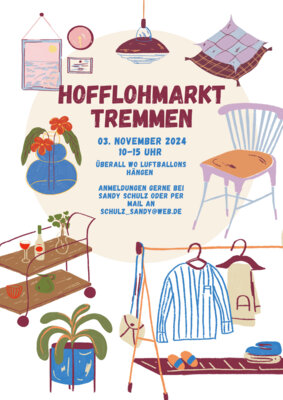 Hofflohmarkt Tremmen Plakat