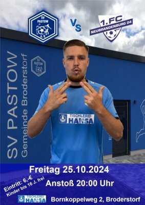 Link zu: SV Pastow e.V. vs. 1. FC Neubrandenburg 04 Verbandsliga