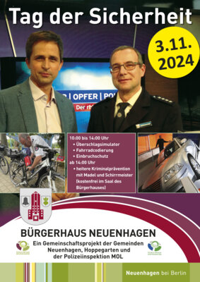 Flyer zur Veranstaltung mit weiteren Hinweisen