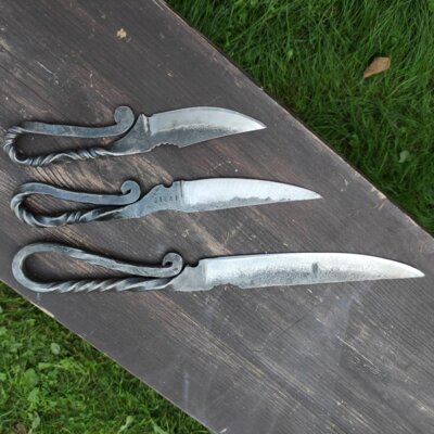 Messer Schmiedekurs im Freilandmuseum Lehde Foto: Museum OSL - Ehrhardt (Bild vergrößern)