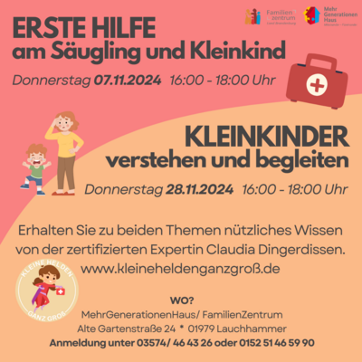 Workshops im FamilienZentrum mit Claudia Dingerdissen