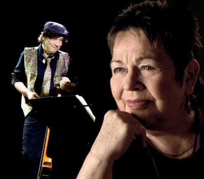 Walfriede Schmitt und Karsten Troyke
