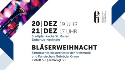 Plakat Bläserweihnacht (Bild vergrößern)