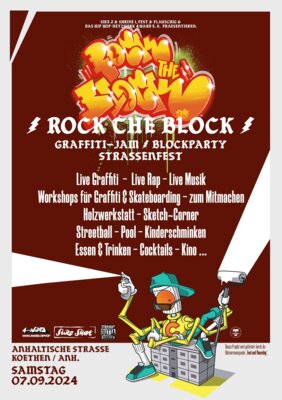 Veranstaltung: ROCK THE BLOCK JAM KÖTHEN Sa 07. 09. 2024