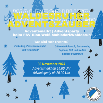 Flyer Waldesruher Adventszauber