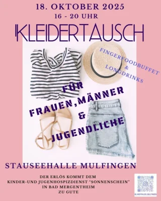 Veranstaltung: Kleidertauschb&ouml;rse Sa 18.​10.​2025