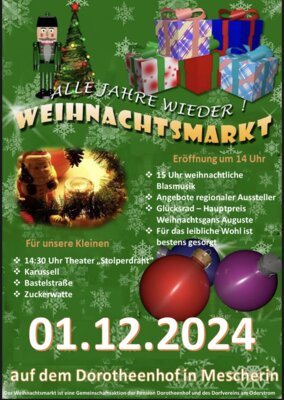 Weihnachtsmarkt Mescherin