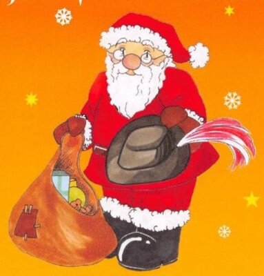 Weihnachtsmann der Thaldorfer Pfingstburschen