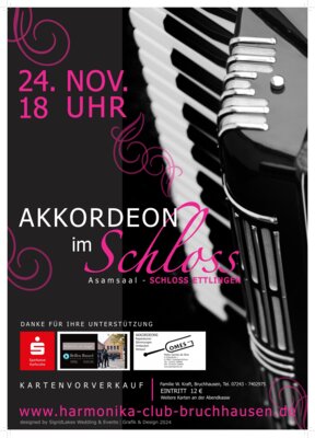 Veranstaltung: Akkordeon im Schloß Ettlingen So 24. 11. 2024